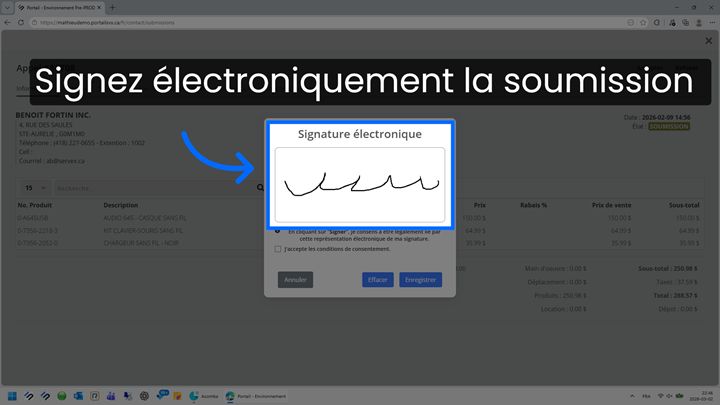 Signature électronique